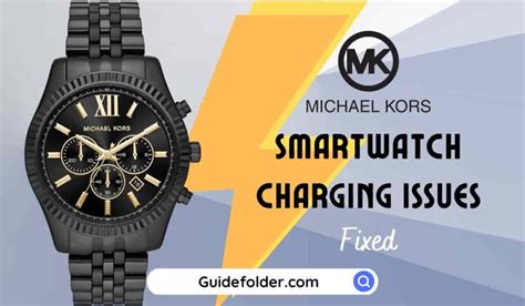 michael kors smartwatch won't turn on|Michael Kors smartwatch not holding .